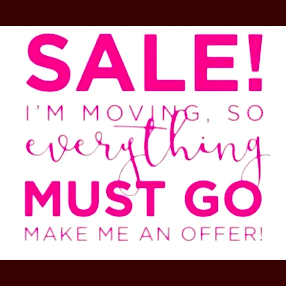 Need to sell everything